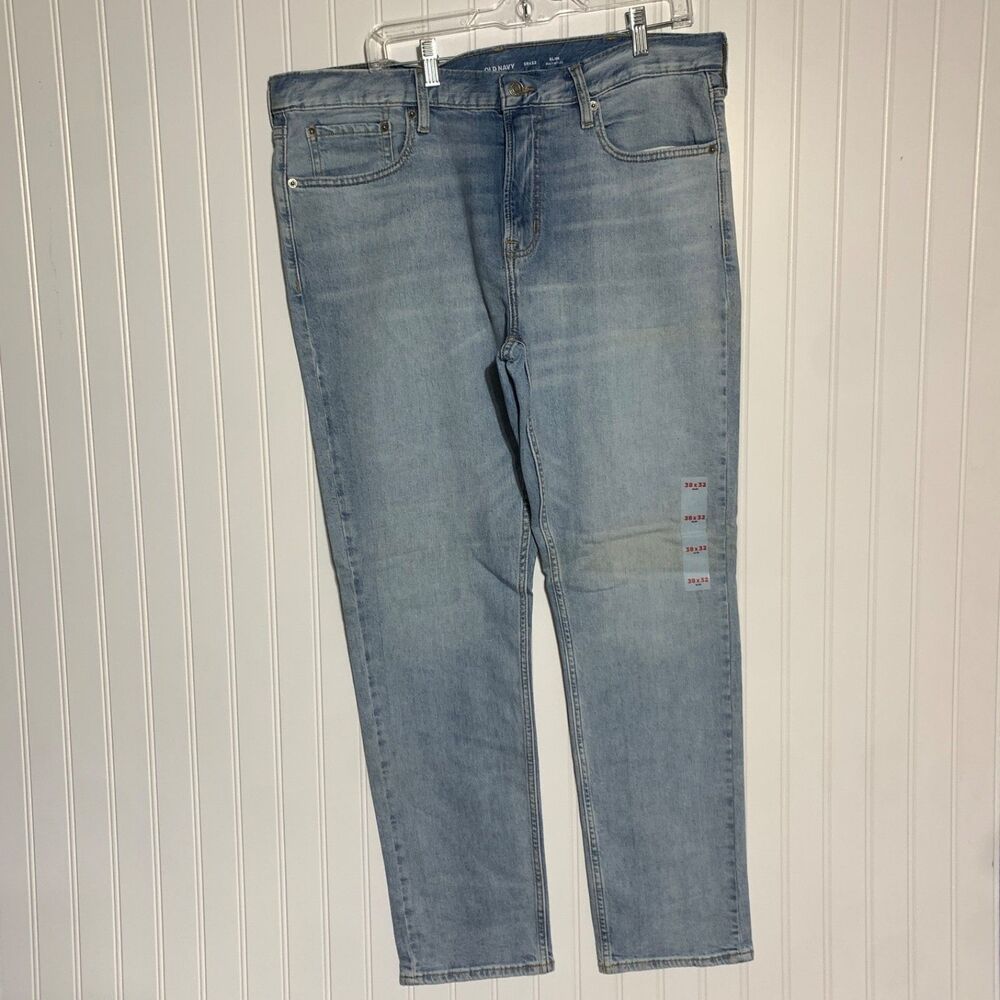 Old Navy Mens 38x32 Denim Slim Built-In Flex Rotation Jeans Straight Leg Pants